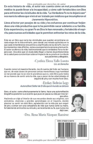 Vista 2 de La Verdadera fe no te Dejará Caer Esperanza de Vida (Spanish Edition)