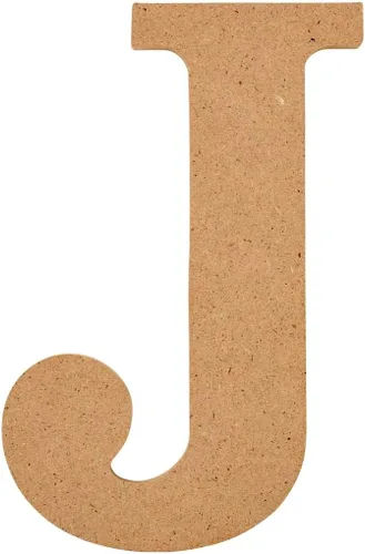 Vista 29 de Plaid Letra de madera sin terminar, superficie de madera de 5" perfecta para proyectos de bricolaje, artes y manualidades, 63572