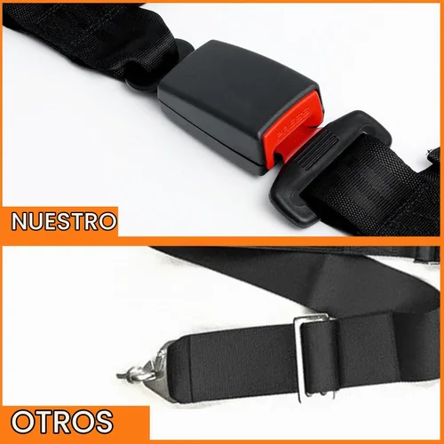 Vista 8 de Yakitoko Juego de arnés de seguridad universal de 4 puntos de 2 pulgadas, compatible con Go Kart, UTV, ATV, Racing Negro