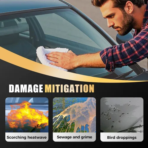 Vista 6 de Revestimiento de cerámica para automóviles, cera de automóvil 2025, aerosol portátil para detalles, protección de pintura duradera
