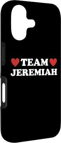 Vista 3 de Team Jeremiah I Love Jeremiah I Heart Jeremiah Case for iPhone 17