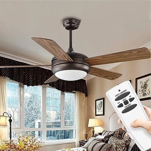 Vista 5 de Kit de control remoto universal para ventilador de techo con atenuador para Hampton Bay for AC Ceiling Fan,3-Speed Light Dimmer, Replaces UC7078T