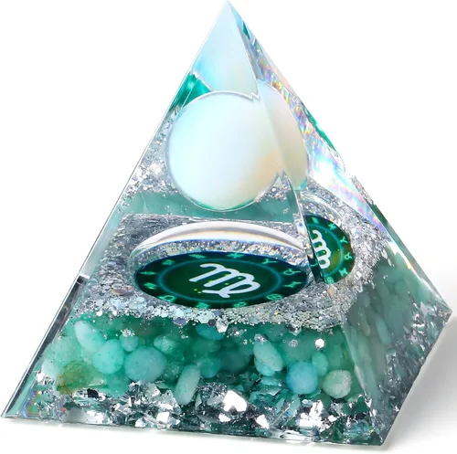 Vista 12 de YATOJUZI Torre de Cristales Curativos de Amatista de 2.4 pulgadas, Cristal de Chakras, Reiki, Orgonita, Piedras Preciosas para Atraer Energía