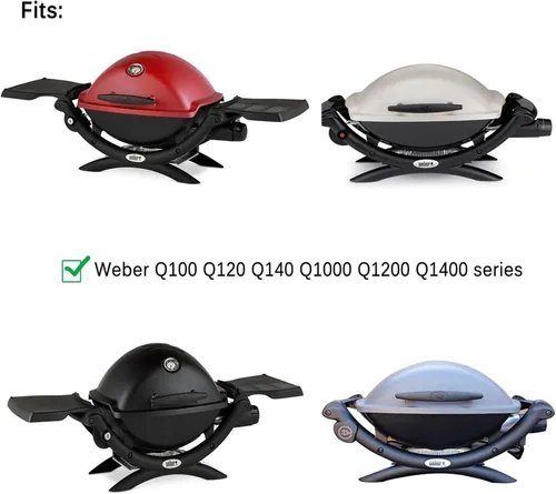 Vista 5 de Stanbroil Repuesto de plancha de hierro fundido para parrillas Weber serie Q100 y Q1000, repuesto para Weber 6558