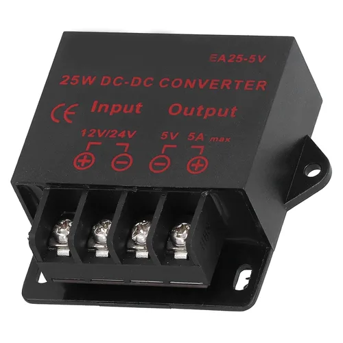 Vista 4 de EA25-5V 12V a 5V 5A Coche LED Suministro 25W DC Módulo 24V Caída 5V Coche Modificado Suministro Transformador Módulo