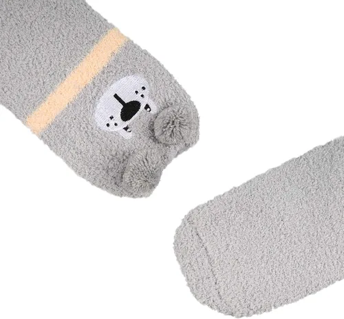 Vista 5 de Benefeet Sox Calcetines mullidos para hombre, calcetines divertidos y esponjosos, calcetines suaves de dibujos animados, calcetines suaves de felpa