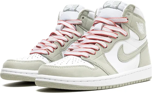 Vista 2 de Nike Air Jordan 1 High OG WMNS - Espuma de mar para mujer color naranja curativoblanco 8W