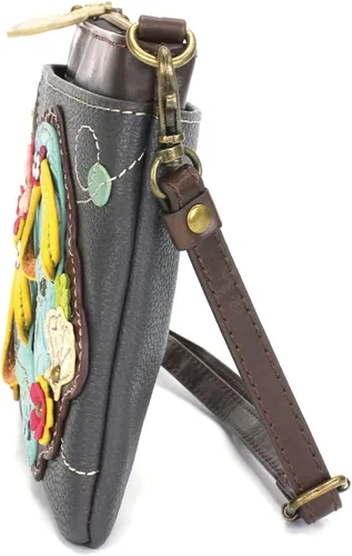Vista 5 de CHALA LaserCut Mini CrossbodyBolso con correa convertible elegante, compacto y versátil Convertible Strap, Stylish, Compact, Versatile