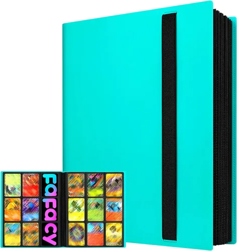 Vista 17 de Carpeta de tarjetas coleccionables de 9 bolsillos, 360 tarjetas Negro