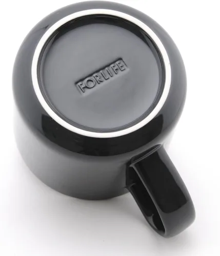 Vista 6 de FORLIFE Té para uno con infusor de 14 onzas, grafito negro