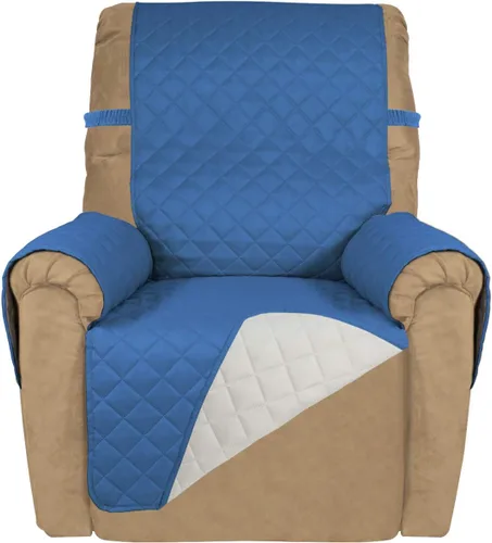 Vista 41 de PureFit - Funda de sofá acolchada reversible, protector de muebles impermeable, funda de sofá lavable con espuma antideslizante y correas elásticas