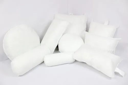 Vista 5 de Mybecca Funda de almohada cuadrada hipoalergénica de poliéster, 18 x 18 pulgadas, color blanco