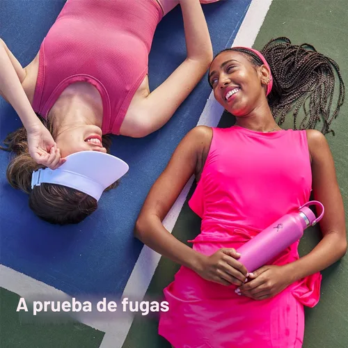Vista 5 de Hydro Flask Botella de agua – Acero inoxidable aislado – Antiderrames, a prueba de fugas en 21 oz Tonal Trillium