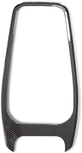 Vista 6 de BestEvMod para la cubierta de pegatinas de la consola central del Mach E, accesorios compatibles con Mustang Mach-E 2021-2025 (fibra de carbono)