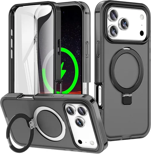 Vista 43 de Funda para iPhone 16 con protector de pantalla-Lotus A25