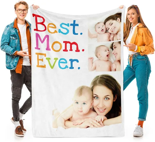 Vista 13 de Printwoo Mantas personalizadas con foto, mantas de fotos personalizadas con mi propia foto, mantas personalizadas con imagen, regalos personalizados