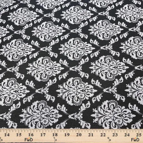 Vista 16 de Tela de lona estampada The Yard, impermeable, para exterior, 60 pulgadas de ancho, 600 denier negro (Tropical Black)