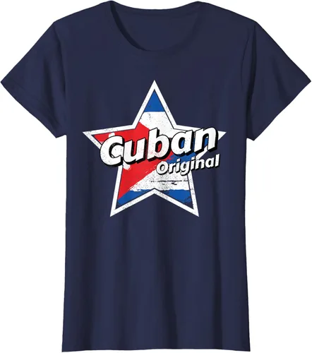 Vista 29 de Camisa Cubano Original Camisa Bandera de Cuba Camiseta Cubano, Negro