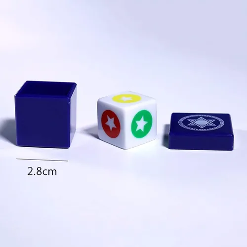 Vista 3 de SUMAG Deluxe Color Vision Trucos de magia Predicción de Color Cubo Magia Primer plano Calle ilusiones Trucos Mentalismo Prop Kid Toy