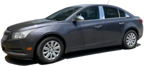 Vista 2 de QAA Es compatible con Chevrolet Cruze 2011-2015 6 piezas de poste de pilar inoxidable PP51146