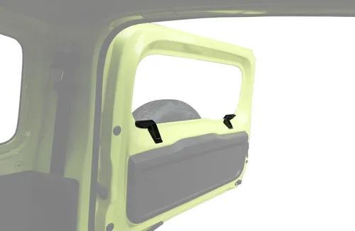 Vista 7 de YOCTM Paquete de 2 cubiertas protectoras de alambre de calefacción para parabrisas trasero para Suzuki Jimny 2019-2026 JB64 JB74W, borde de cable