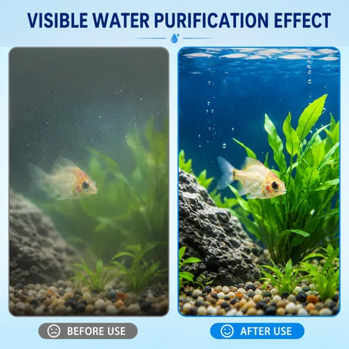 Vista 6 de Hedday Paquete de 8 cartuchos de filtro compatibles con Top Fin EF-S Element, 8 paquetes de filtros de acuario para BF5 BETTAFLO, cartuchos