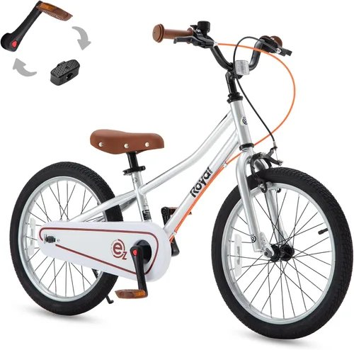Vista 13 de RoyalBaby - Bicicleta para niños, Terra EZ, bicicleta convertible de equilibrio a pedal, 14, 16 y 18 pulgadas, fácil de aprender a equilibrar