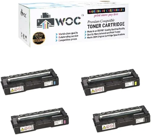 Vista 10 de WOC Compatible Toner Cartridge Replacement for Ricoh 407653 / Type SP C252HA (Black) for Use in SP C252 / SP C262