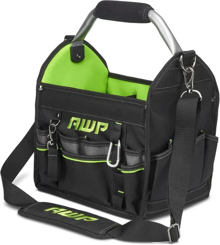Vista 10 de Bolsas de herramientas AWP, bolsa de herramientas premium, negra, bolsa de herramientas duradera, para profesionales y contratistas