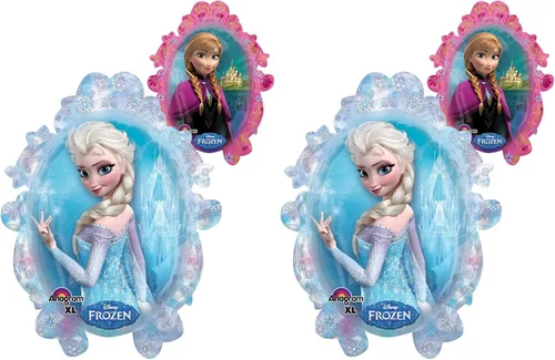 Vista 3 de Anagram International 2816201 Disney Fr - Paquete de globos en forma de ozen, 31 pulgadas
