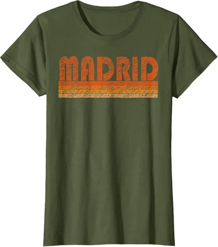Vista 94 de clásico Retro Madrid playera, hombre 3XL, Asphalt Negro