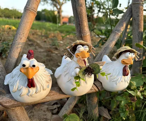 Vista 12 de Teaeeno Divertido gnomo de jardín con cacto, divertida figura de gnomo, estatua de césped de 8 pulgadas de profundidad, estatua de arte de patio