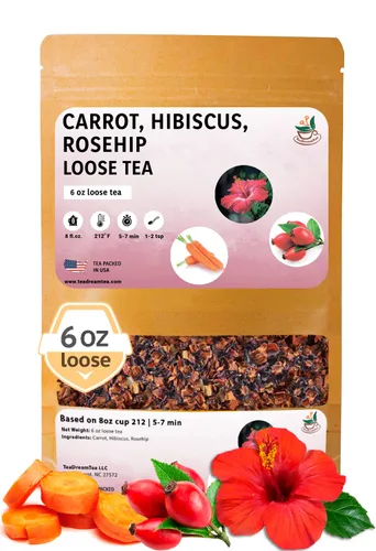 Vista 11 de TeaDreamTea Muestra de té de hierbas sueltas 8 paquetes de té de hierbas Té de hierba de limón Hoja suelta Té de caléndula flores secas Té