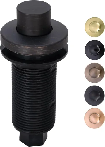 Vista 8 de Akicon Kit de interruptor de aire de eliminación de basura de cobre con botón de encendido/apagado de eliminación de desechos en la parte superior