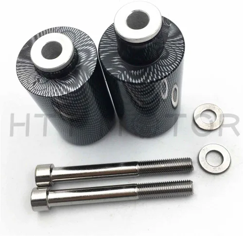 Vista 3 de HTTMT MT219-039-CN - Protector de choque deslizante de marco sin corte compatible con Suzuki Gsxr 1000 Gsx-R carbono 2007 2008
