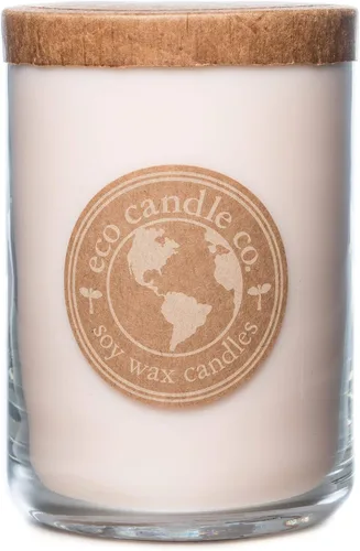 Vista 8 de Eco Candle Co. Vela Reciclada, Gardenia y Guayaba, 6 oz. – Aromas de Gardenia, Jazmín, Guayaba y Verdes Tropicales – 100% Cera de Soja, Sin Plomo