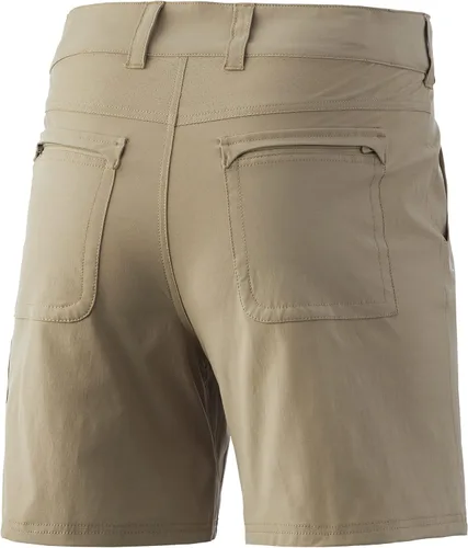 Vista 2 de HUK Pantalones cortos de pesca Next Level de secado rápido para hombre