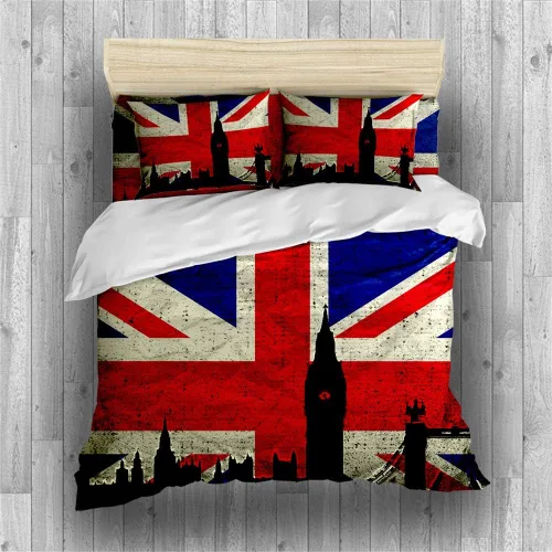 Vista 20 de REALIN Hawthorn Bedding - Juego de funda de edredón 3D, juego de cama de bosque japonés y río de montaña de 2/3/4 piezas, fundas de edredón