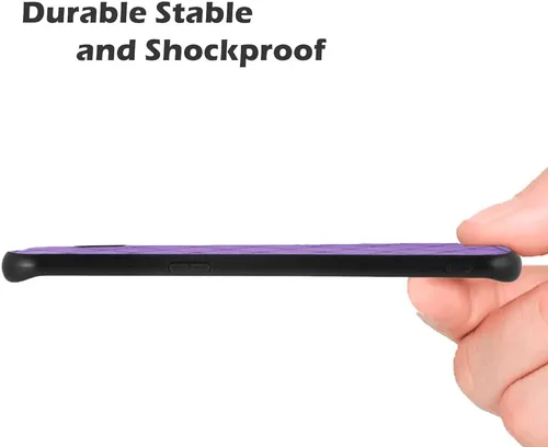 Vista 3 de Asuwish Funda de teléfono para LG G8 ThinQ Funda delgada de goma suave, resistente a los golpes, resistente, ligera, flexible, antideslizante