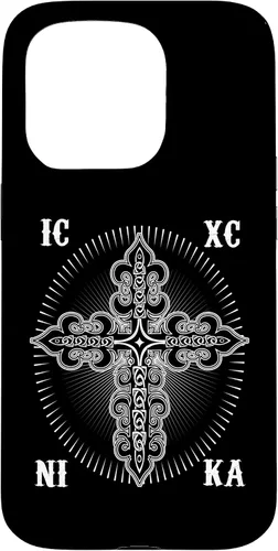 Vista 14 de IC XC Nika Cross Christogram Orthodox Christian Case for iPhone 17