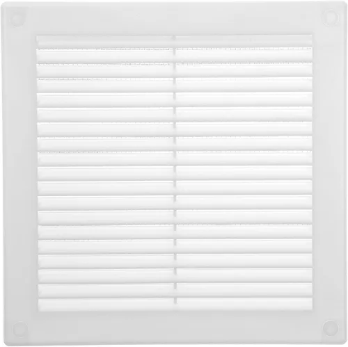 Vista 16 de Vent Systems 3 x 3 pulgadas (dimensiones de apertura) - Cubierta de ventilación de plástico blanco Soffit - Rejilla de ventilación cuadrada plana