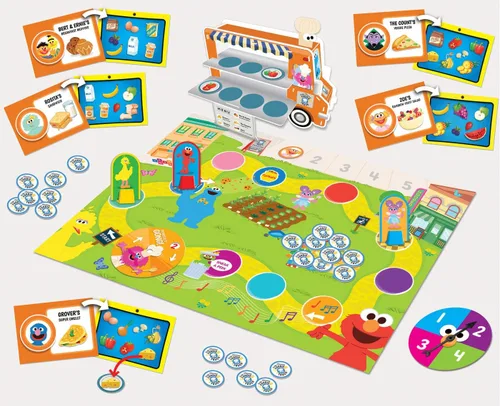 Vista 2 de Masterpieces Sesame Street - Juego cooperativo de monstruo de galletas - Entretenimiento familiar divertido para niños y adultos - Educativo