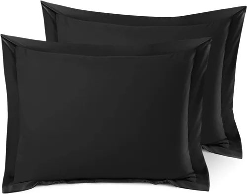 Vista 70 de Nestl Juego de 2 fundas tipo sham de almohada suaves - Fundas de almohada de microfibra de doble cepillado - Fundas de almohada de cama premium