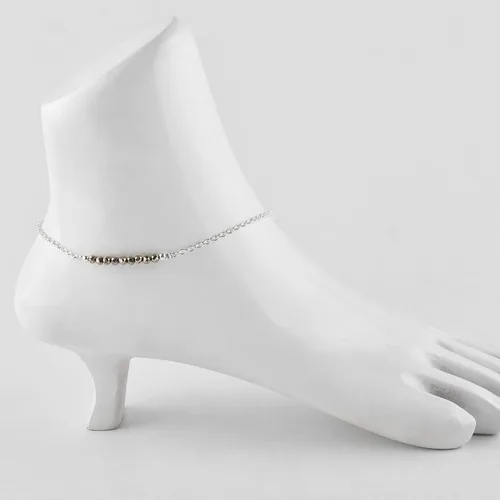 Vista 40 de YANARA Pulsera de tobillo para mujer, piedra de nacimiento natural, cuentas de piedras preciosas, tobillera delicada hecha a mano de 9 pulgadas +