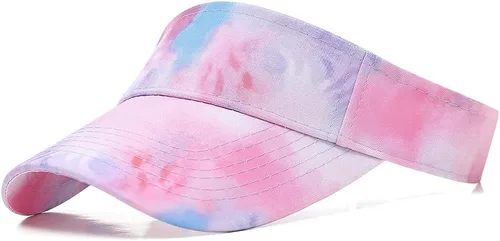 Vista 12 de Gorras Deportivas con Visera Solar de Algodón con Parte Superior Abierta para Hombres y Mujeres Verde militar