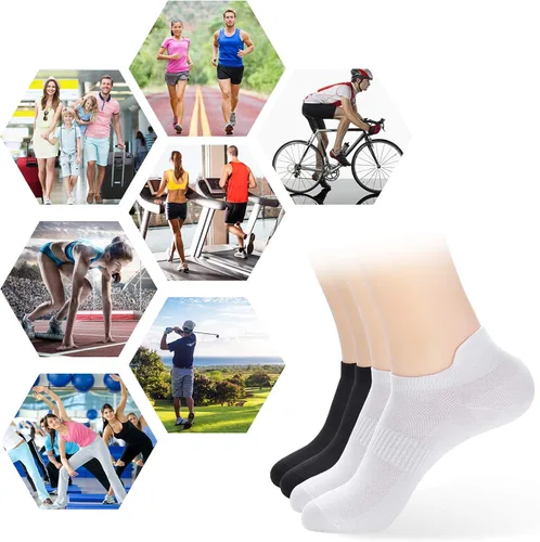 Vista 9 de ATBITER Ankle Socks Women's Thin Athletic Running Low Cut No Show Socks With Heel Tab 468Pairs