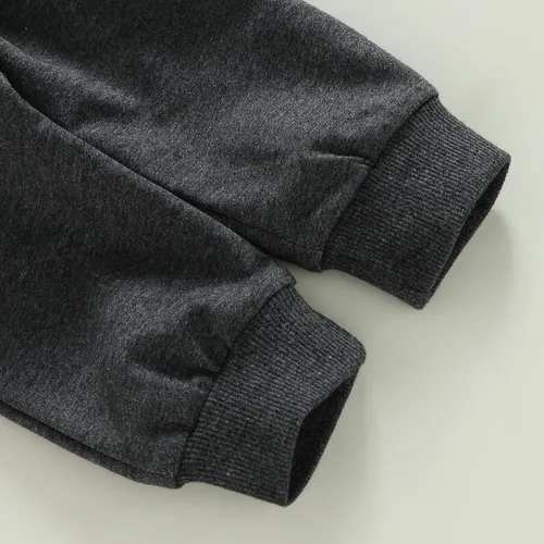 Vista 7 de Conjunto de ropa para bebé recién nacido, sudadera de manga larga y pantalones, para otoño e invierno, 2