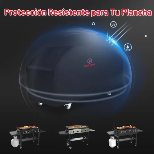 Vista 7 de Comnova - Cubierta de parrilla para Blackstone de 36 pulgadas - Funda de parrilla plana de 36" de 600D sin capucha, cubiertas de parrilla