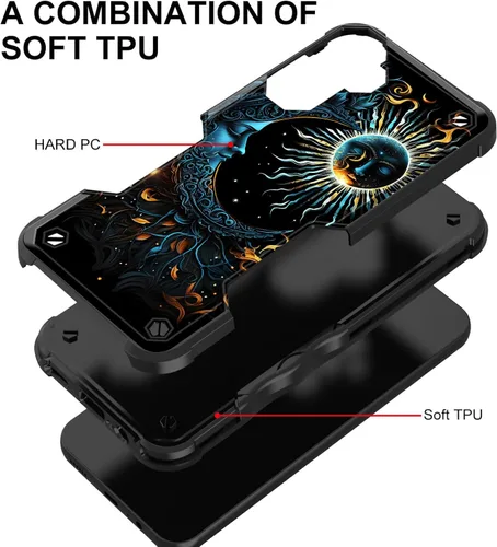 Vista 115 de Funda para Galaxy A14 5G, [Doble Capa][Protección contra Caídas de Grado Militar de 10 Pies] [Antideslizante] Funda Resistente a Prueba de Golpes