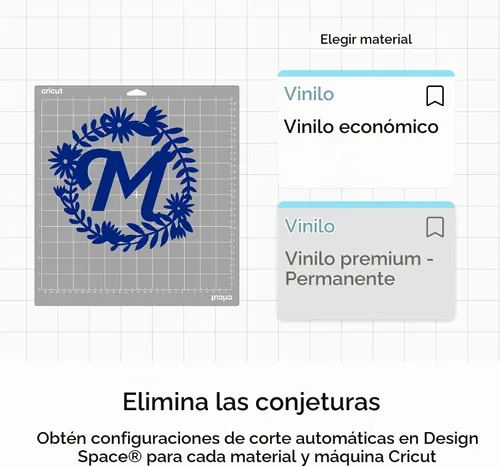 Vista 4 de Cricut® Value Vinilo Permanente, Negro (12 pulgadas x 10 pies)